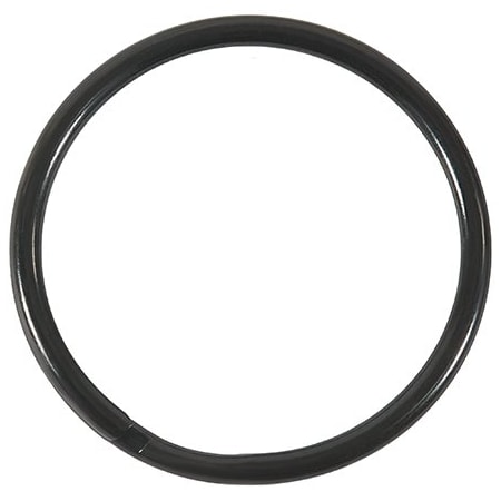 Bsc Preferred 1 1/4'' Black Split Key Rings, 100PK SR500